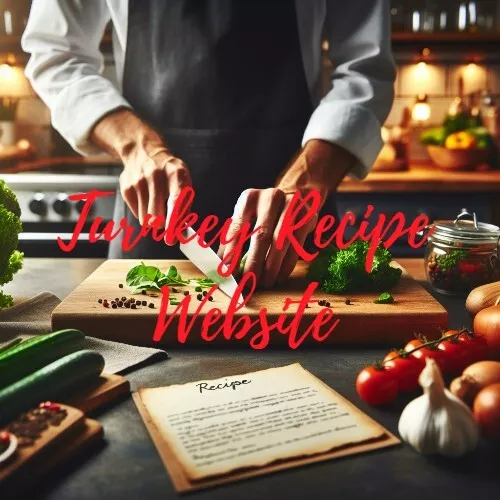 Established Recipe Website For Sale - 1yr Hosting + Domain incl.