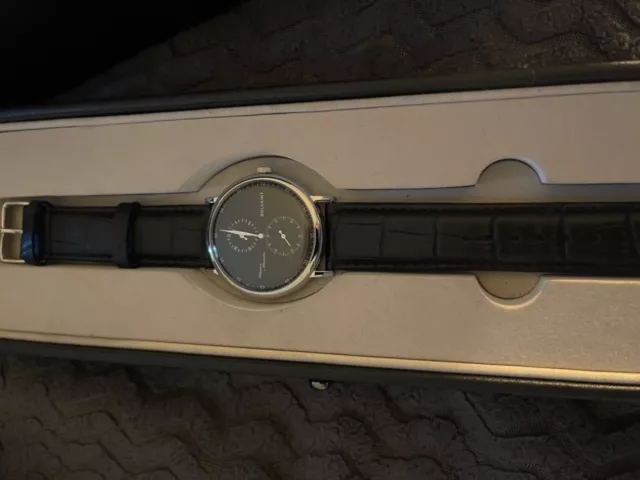 BOLVAINT EANES Classic Minute Men s Watch White New MSRP 1600