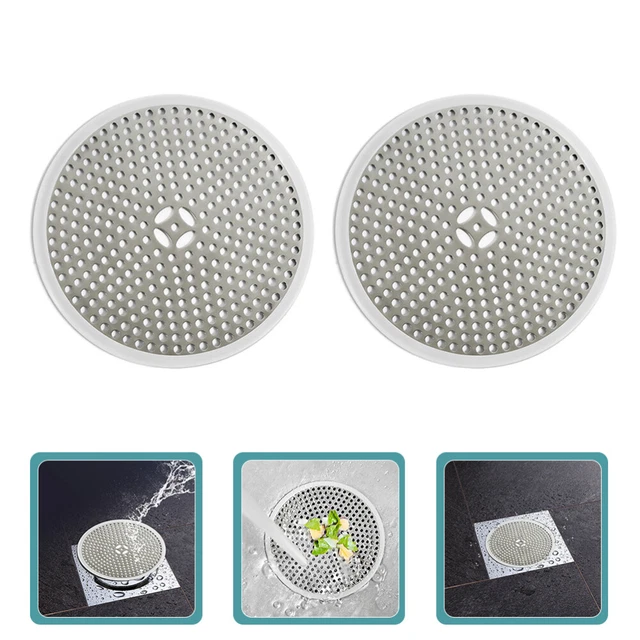 2 pz tessuto filtrante raccoglitore capelli pavimento doccia scarico capelli acciaio inossidabile