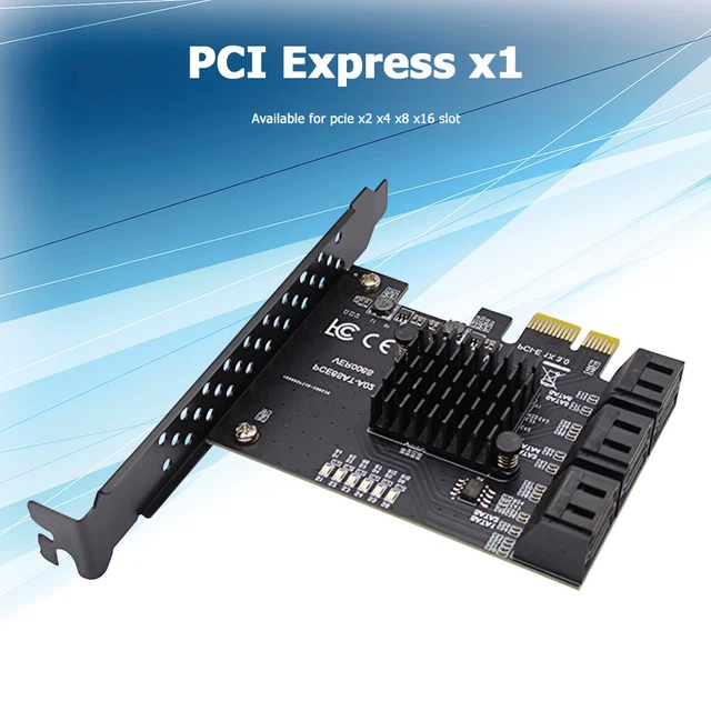Sata To Pci Scheda PCIE A SATA Scheda Di Espansione SATA 3 PCI Express A 6 Pci Sata - Foto 10