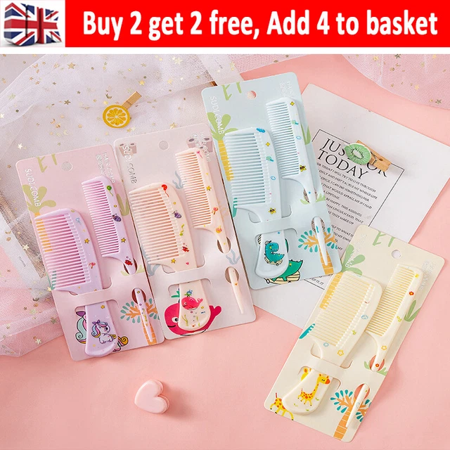 2Pcs/set Child Baby Comb Set Hair Scalps Comb Kids Curly Hair Combli