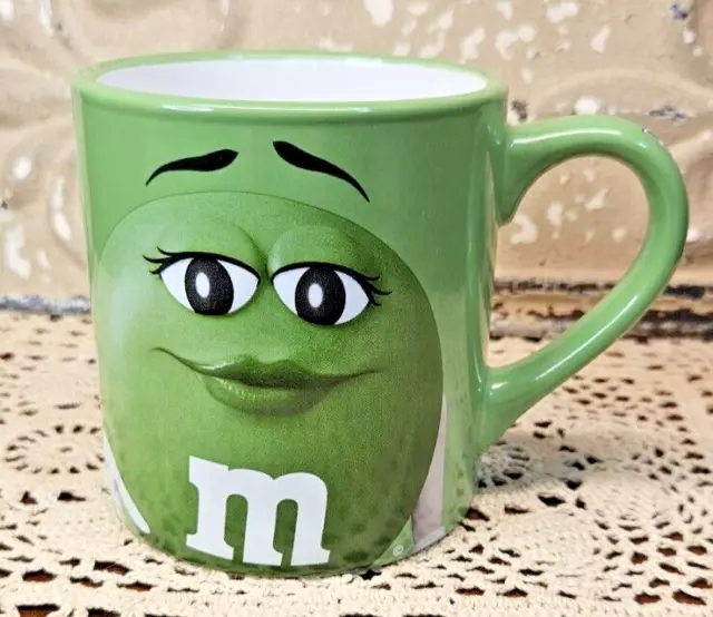 Ms. Green M&M Coffee Mug Mars Candy Official Licensed Product 2016 16 oz.