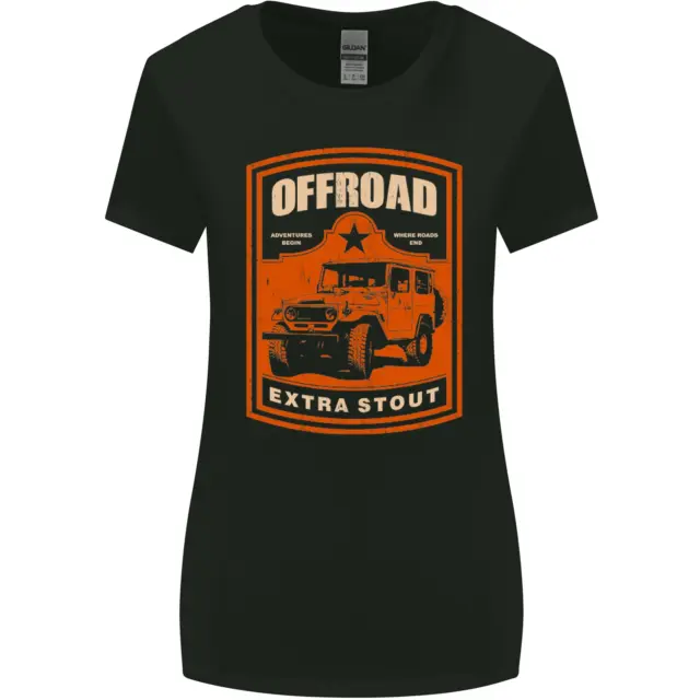 Offroad Extra Stout 4X4 Offroading Off Road Womens Wider Cut T-Shirt