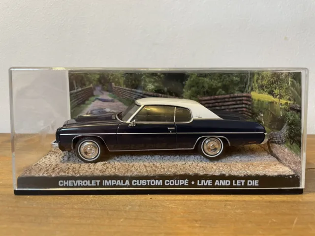 CHEVROLET IMPALA CUSTOM COUPE #109 LIVE AND LET DIE - James Bond Car Collection