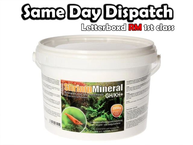 SaltyShrimp Shrimp Mineral GH/KH + (Neocaridina / Cherry shrimp) **Best Price**
