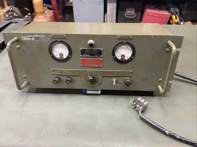 MILITARY RADIO WWII Signal Corps Ra-42-a Power Supply Unit 5003a Bc639 ...