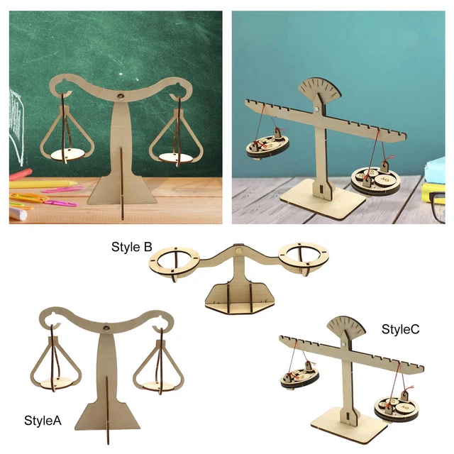 DIY BALANCE SCALE Assemble Math Teaching Tool Weighing Scale Experiment ...