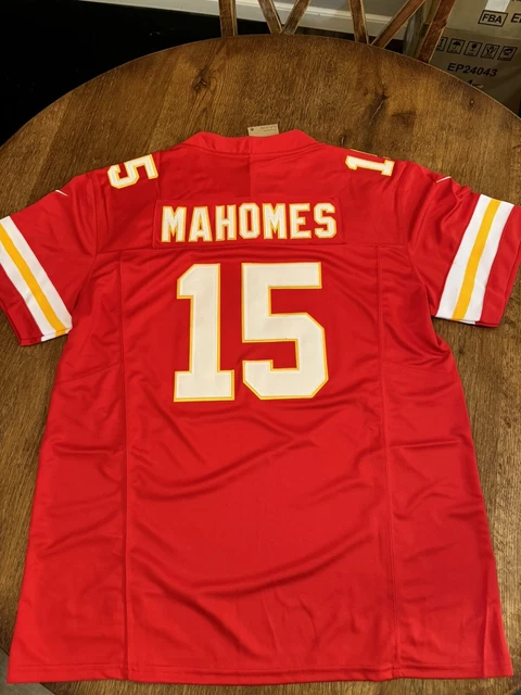 NEW PATRICK MAHOMES 15 KC Chiefs 2024 Super Bowl LVIII 58 Mens XL Red