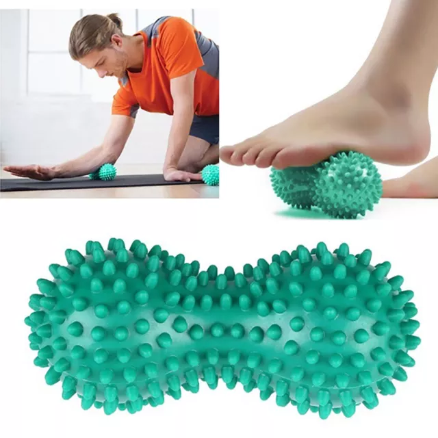 1Pc Peanut Massage Ball Yoga Spikey Gym Therapy-Massager Roller Reflexology