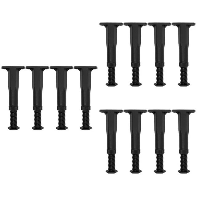 12 PIEZAS Marco de cama Soporte de pierna Centro de cama Soporte Ajustable