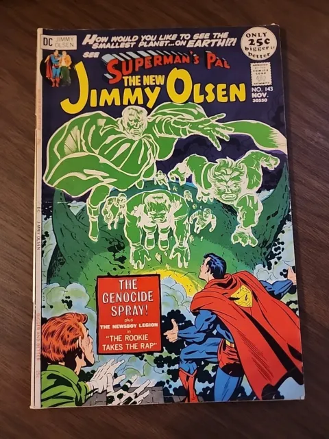 💥Superman's Pal Jimmy Olsen #143 DC Comics 1971 IT THE VAMPIRE BIT JACK KIRBY