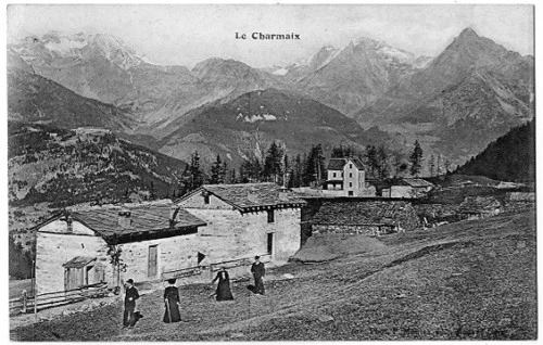 CPA 73 Savoie Maurienne Le charmaix animé