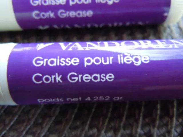 lot de 4 tubes Vandoren graisse pour liege cork grease 2