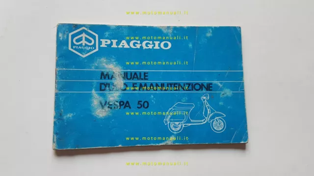 Piaggio Vespa PK 50 XL V5N1T 1990 manuale uso manutenzione libretto originale