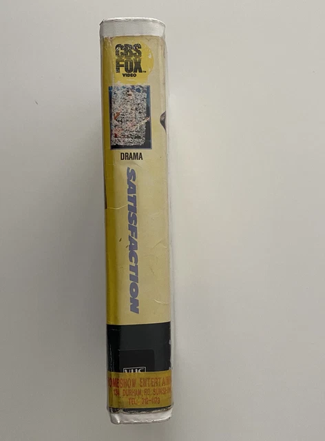 SATISFACTION [VHS] CBS Fox Video Big Box Ex-Rental Tape 1988 Justine ...