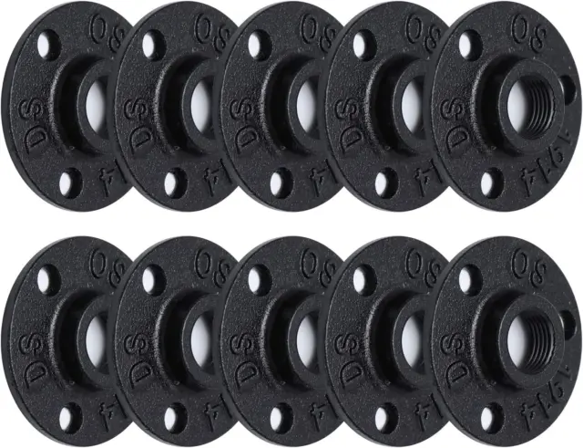 Antirust Black Painted Floor Flange,  Malleable Iron Pipe Fittings for Industria