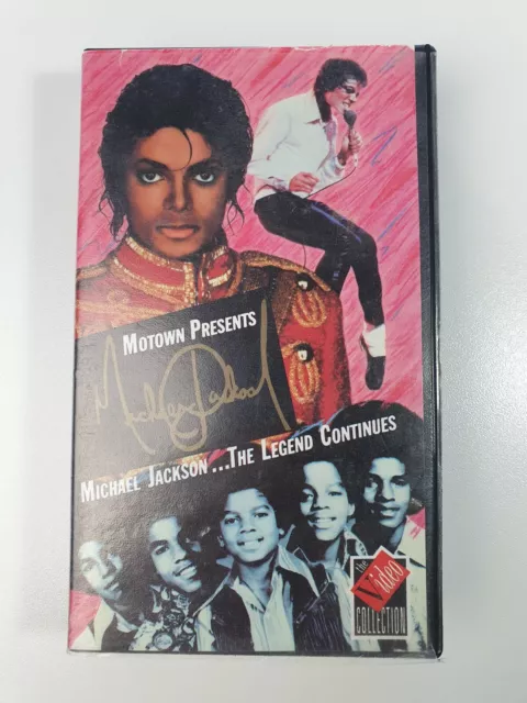 Michael Jackson, Motown Presents, The Legend Continues VHS, Tape