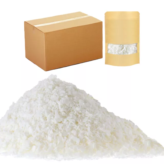 100% Pure Soy Wax Candle Making Natural White Wax Clean Burning Soya Wax Flakes