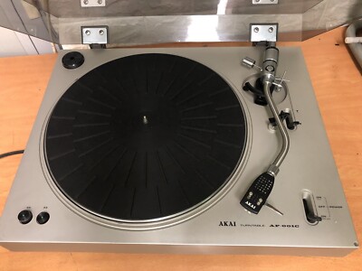 VINTAGE A RÉPARER NEED REPAIR PLATINE VINYL AKAI TURNTABLE AP-001C 