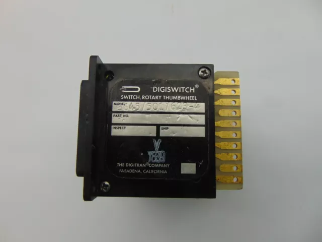 DIGISWITCH Switch Rotary ThumbWheel 3645/501/623-4 NEW 2