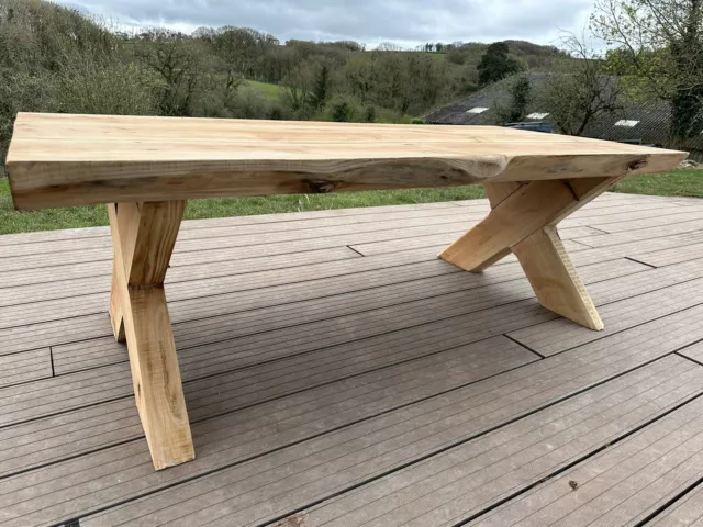 Rustic Outside Dining/Drinks Table