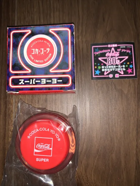 Coca-Cola 2006 SUPER yo-yo Japanese Limited Edition Unused Red 80's Reprint