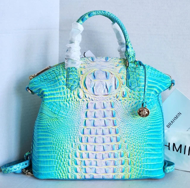 Brahmin Duxbury Cotton Candy Ombre Melbourne Leather Crossbody Bag New with Tag