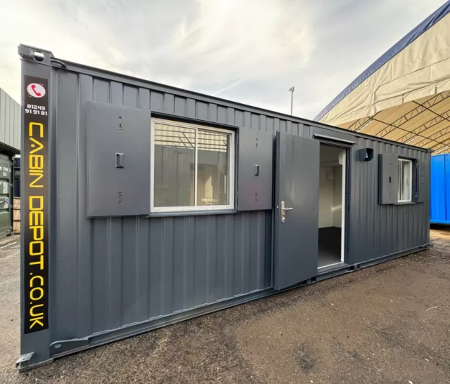 24x9 ft | Open Plan Office | Portable Building | Anti-Vandal Cabin Welfare 3