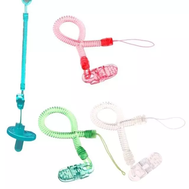 Baby Kids Boy Girl Clip Chain Holder Dummy Pacifier Soother Nipple Leash Strap L