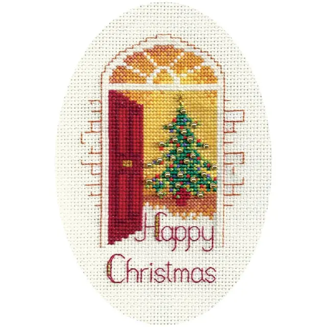 Bothy Threads Greating card counted cross stitch Kit "Warm Welcome ", 9x13.3cm,