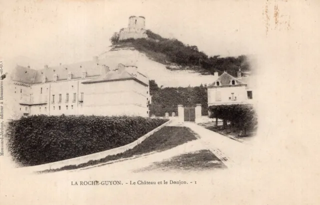 *9121 cpa La Roche Guyon - the castle and the dungeon