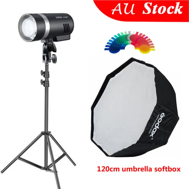 Godox AD300pro 2.4G TTL HSS Outdoor Flash Bult-in Battery,120CM softbox,2m stand