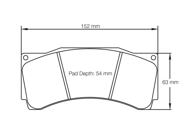 Pagid RST2 Plaquettes de Frein Avant pour VW Golf MK7 5G Gti Tcr Course Voiture