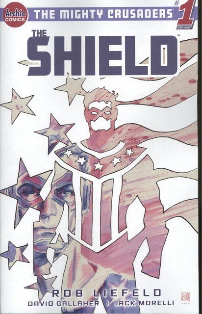 Mighty Crusaders One Shot The Shield Cover D David Mack Vf/Nm 2021 Archie Hohc