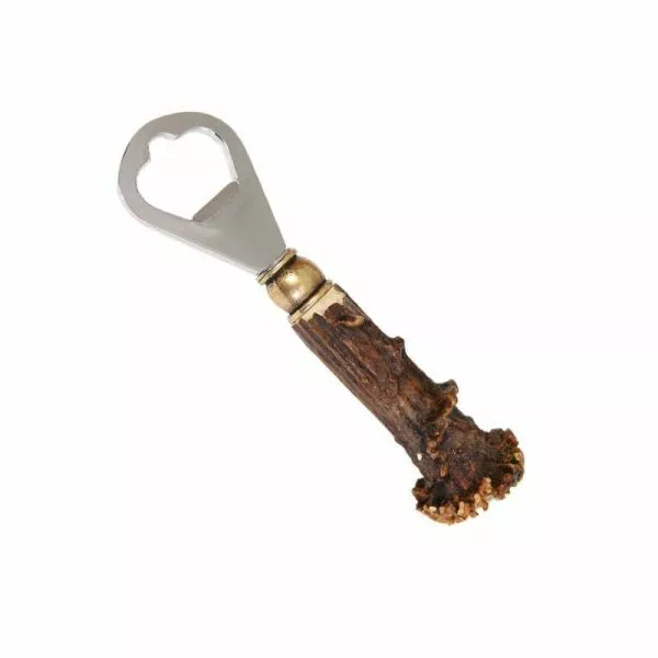 Abrebotellas con real cuerno de corzo, caza, vino, cerveza, botella, 172906