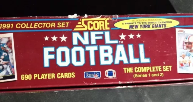 1991 Score Football Cards #251-500 -- COMPLETE YOUR SET -- YOU PICK