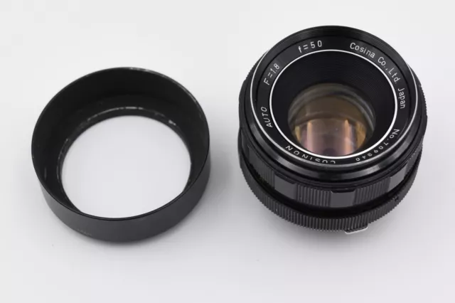 Objectif Cosina Cosinon Auto 50 mm f 1.8 M42 Mount