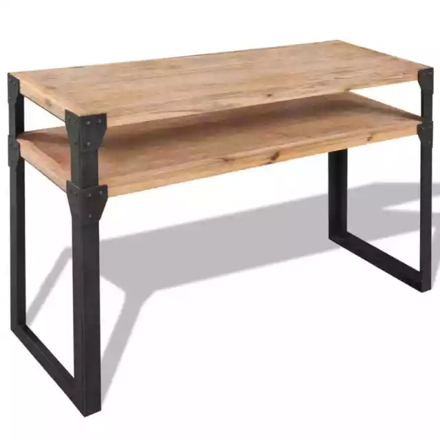 Table console Bois d'acacia massif 120 x 40 x 85 cm vidaXL