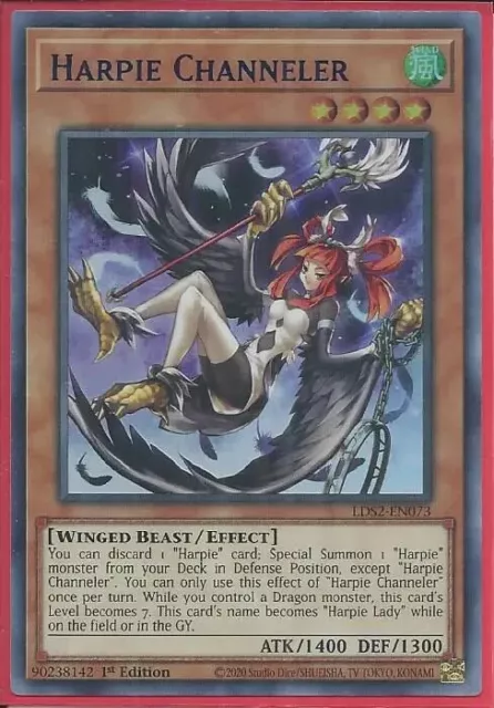 Yugioh - Harpie Channeler - Ultra Rare Holographic - 1st Edition Card