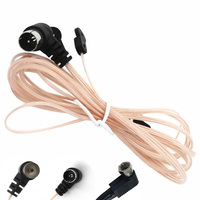 6.5FT INDOOR FM Dipole Antenna Radio Receiver Amplifier MD TV Aerial