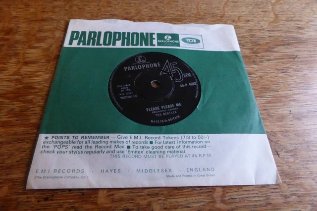 The Beatles - Please Please Me UK 1963 Parlophone 45-R 4983 Beat 7" Single