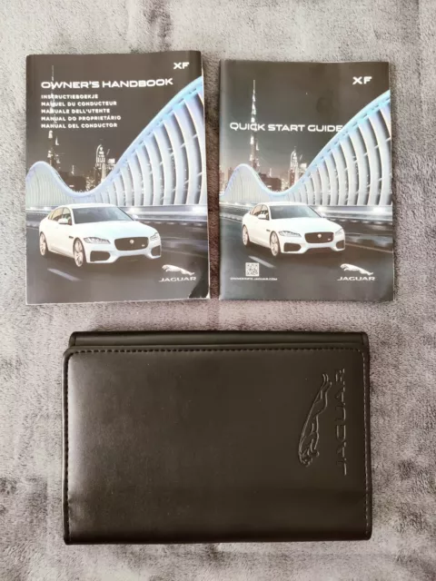 Genuine Jaguar Xf 2011-2015 Owners Manual Handbook Wallet Pack Y-513