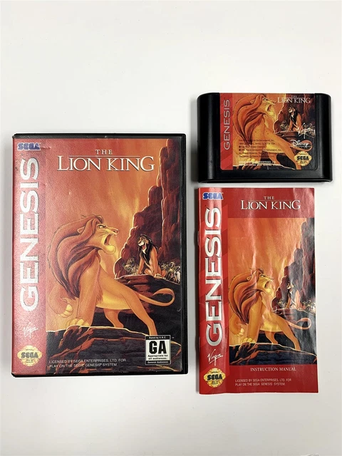 Le Roi Lion – Sega Megadrive / Genesis – Complet CIB – Version PAL – Très Bon état
