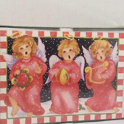 Image Arts Vintage Inspirational Angels Holiday Christmas Cards, Box 20 Ct