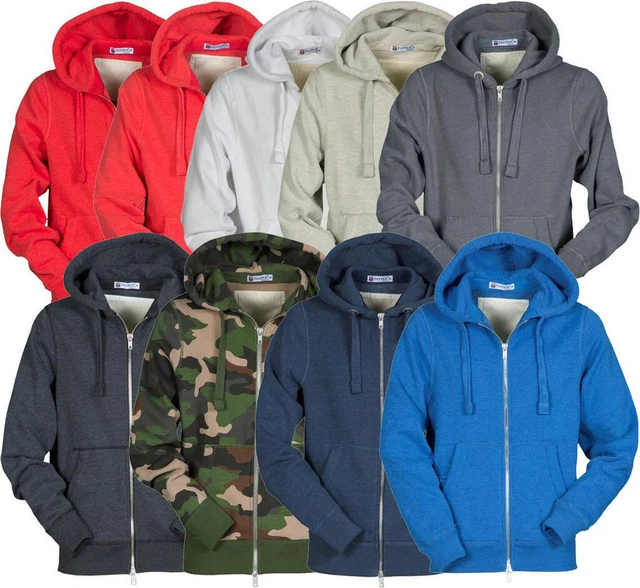 Felpa Con Cappuccio Zip Lunga Payper London Maglia Anche Mimetica In Cotone Uomo