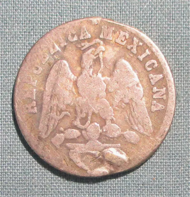 MEXICO Second Republic 10 Centavos Ho A silver coin ND