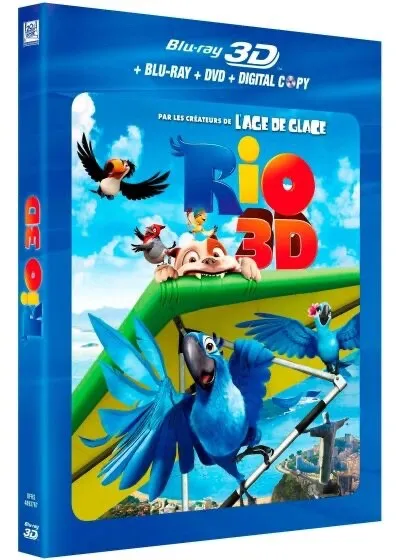 RIO  Blu-Ray 3D+Dvd- Neuf Sous Blister