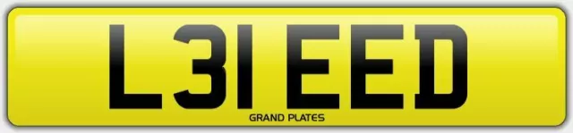 Lee D Lees Number Plate L31 Eed Leah Liam Lea Leanne Car Reg All Fees Paid Leo