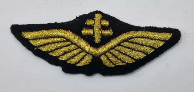 WW2 Free French Air Force Pilot Wings Gold Embroidered Padded