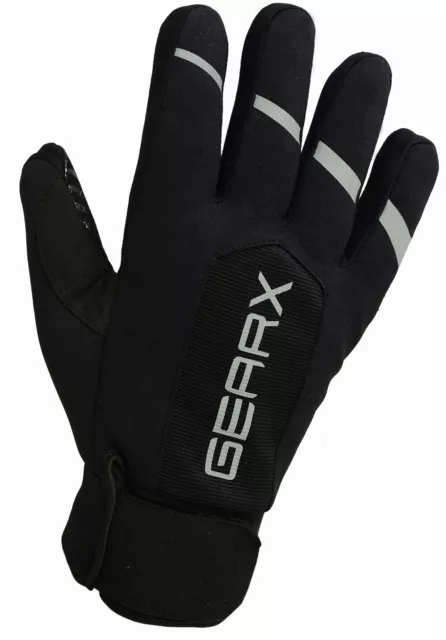 Gearx Hiver Rembourré Cycle Cyclisme Gants Imperméable Coupe-Vent Vtt